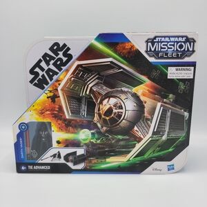 Star Wars Mission Fleet Stellar Class Darth Vader TIE Advanced Figure 16b NEW